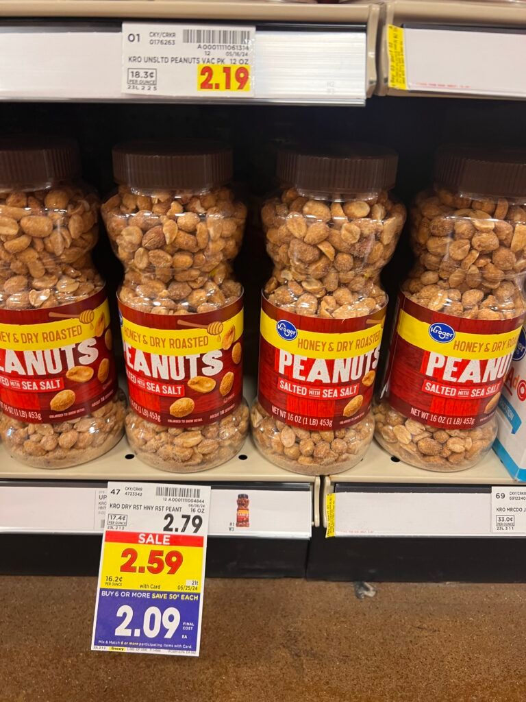 kroger peanuts shelf image (1)