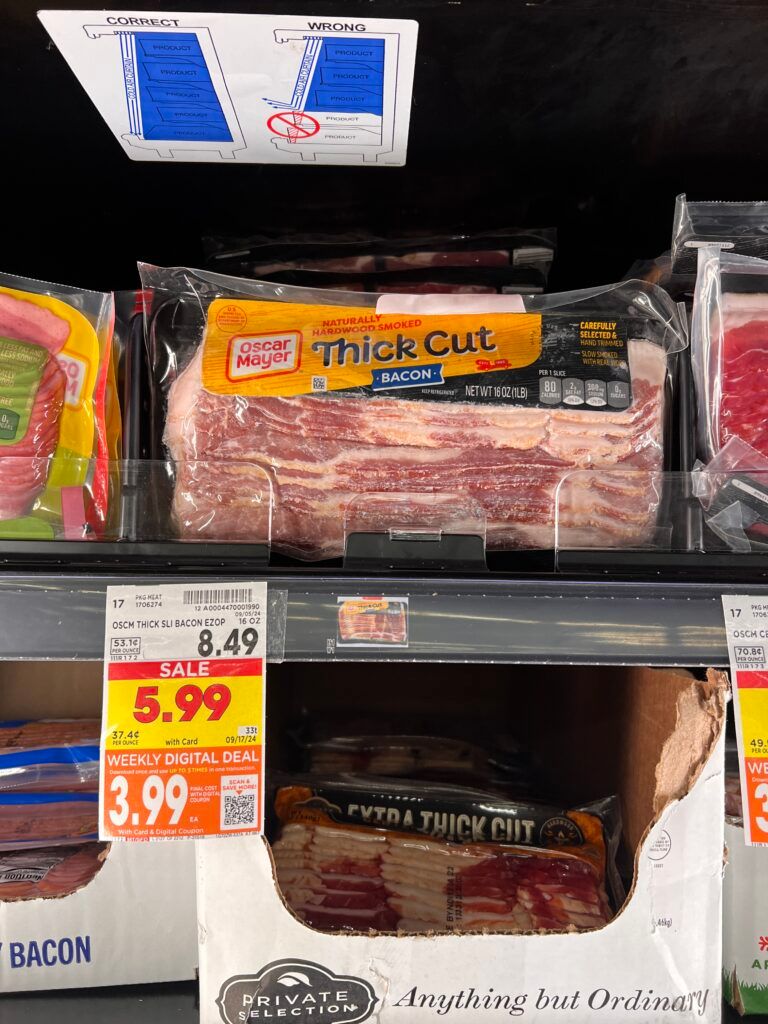 oscar mayer bacon kroger shelf image (1)