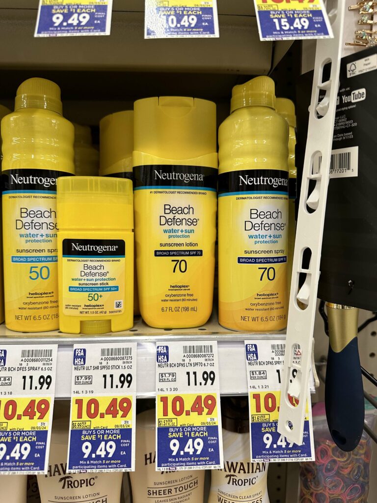 Neutrogena Sun Kroger Shelf Image