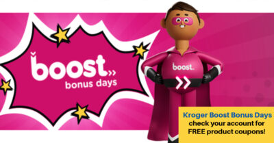 Boost Bonus Days Kroger Krazy