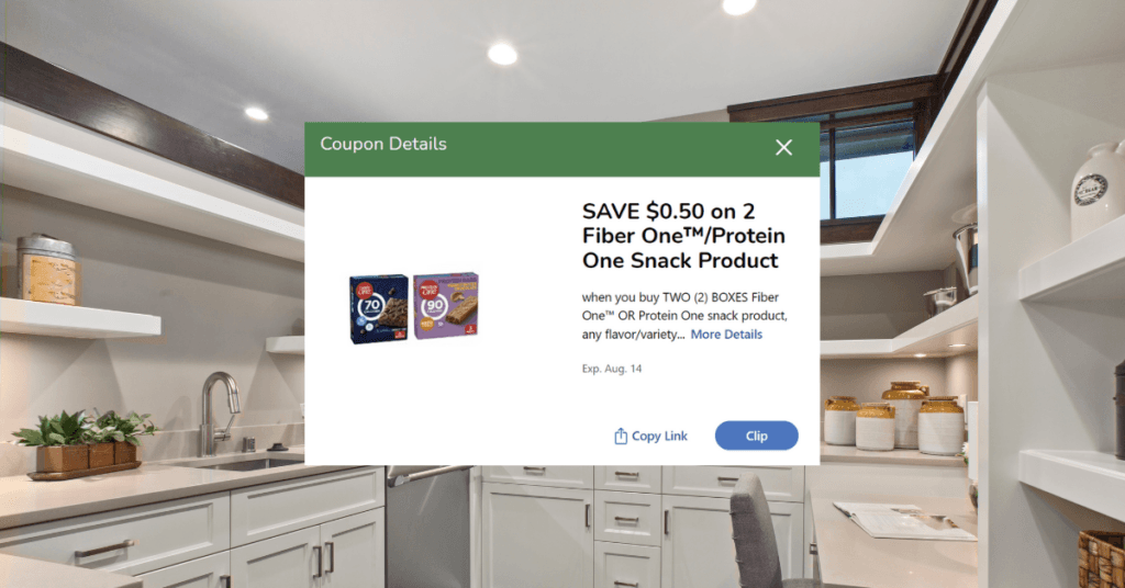 Fiber One Bars Kroger Digital Coupon