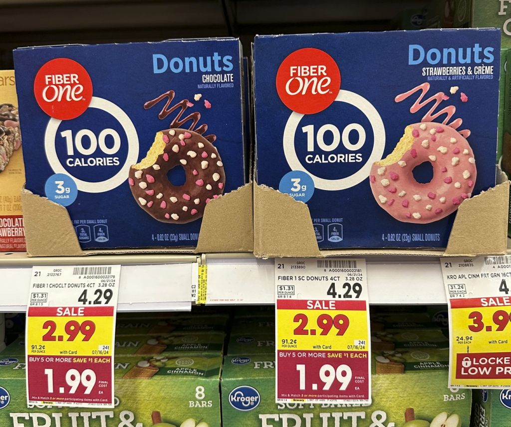 Fiber One Donuts are as low as $1.74 with Kroger Mega Event! - Kroger Krazy