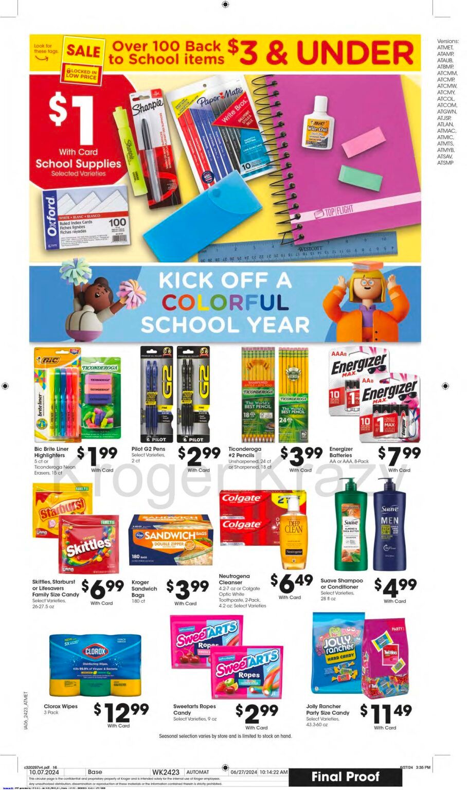 Kroger Weekly Ad (7/10/24-7/16/24) Early Preview - Kroger Krazy