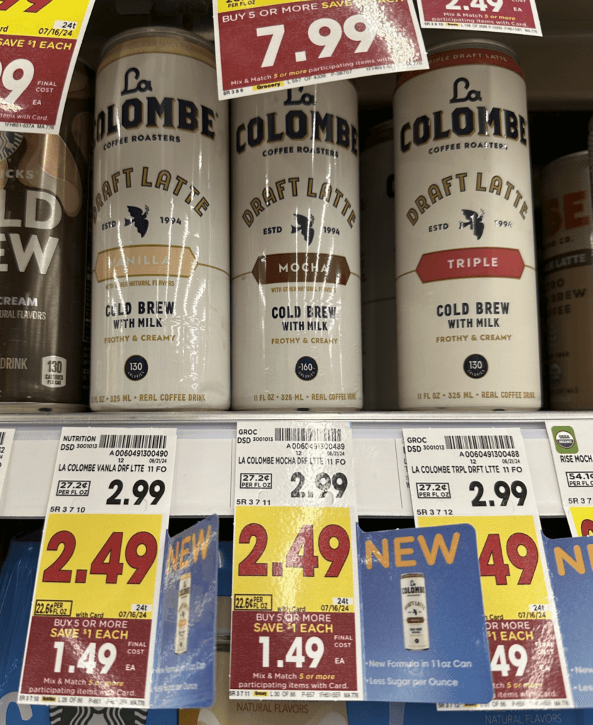 La Colombe Cold Brew Kroger Shelf Image