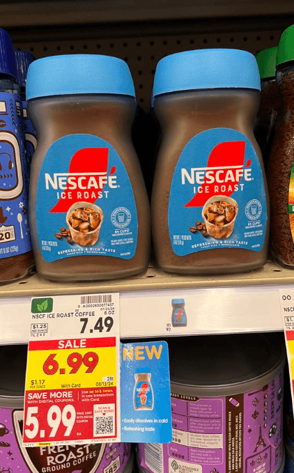 Nescafe Instant Coffee Kroger Shelf Image