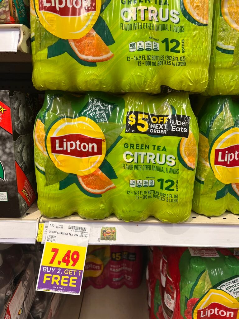 Lipton Tea Kroger Shelf Image