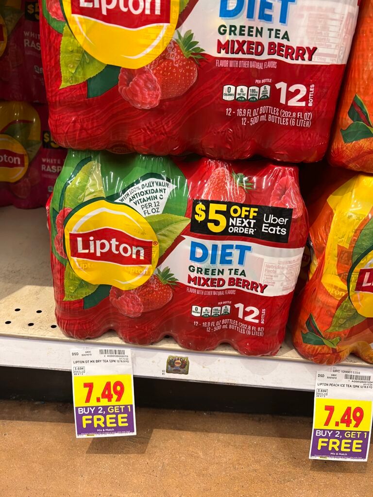 Lipton Tea Kroger Shelf Image