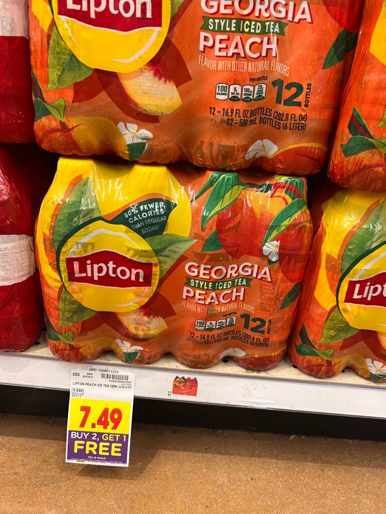 Lipton Tea Kroger Shelf Image