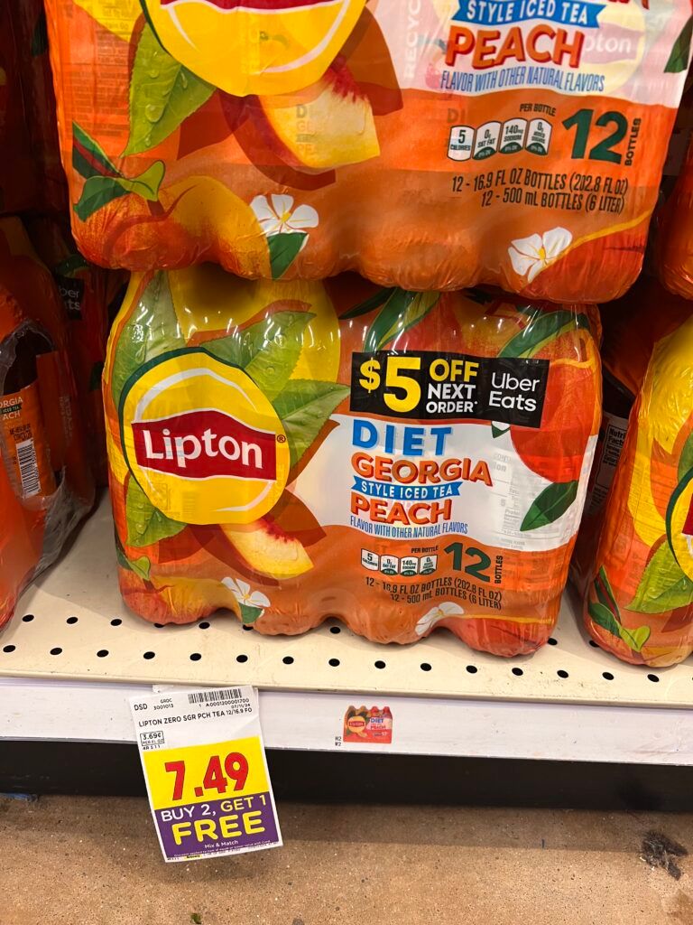 Lipton Tea Kroger Shelf Image