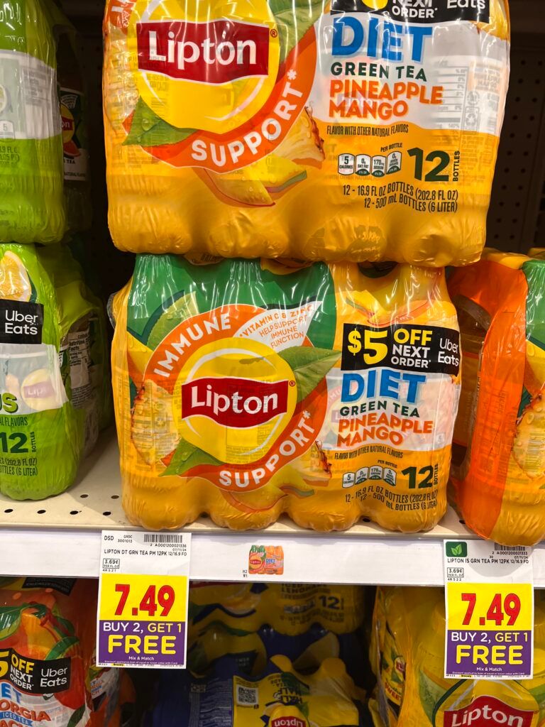 Lipton Tea Kroger Shelf Image