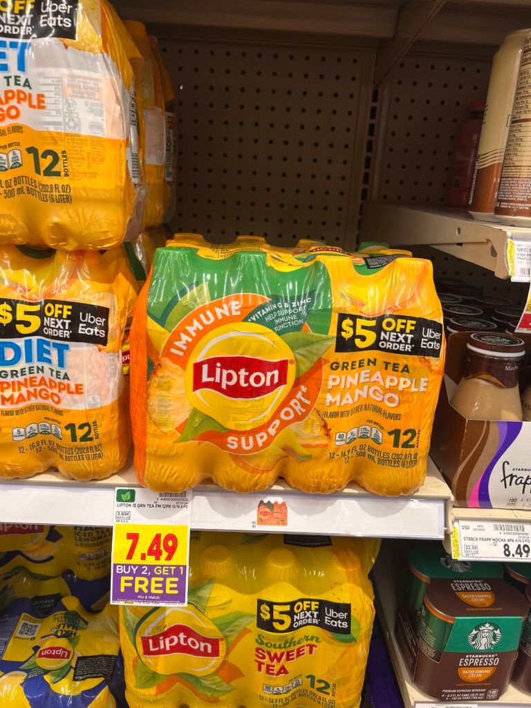 Lipton Tea Kroger Shelf Image