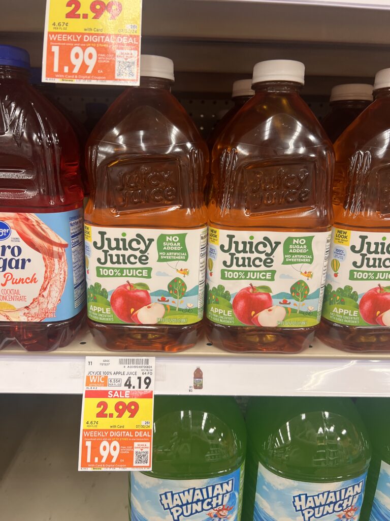 Juicy Juice Kroger Shelf Image