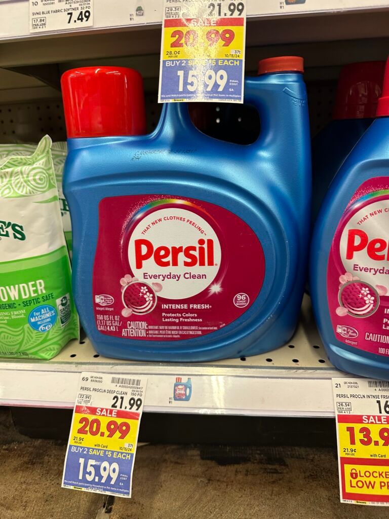 Persil Laundry Kroger Shelf Image