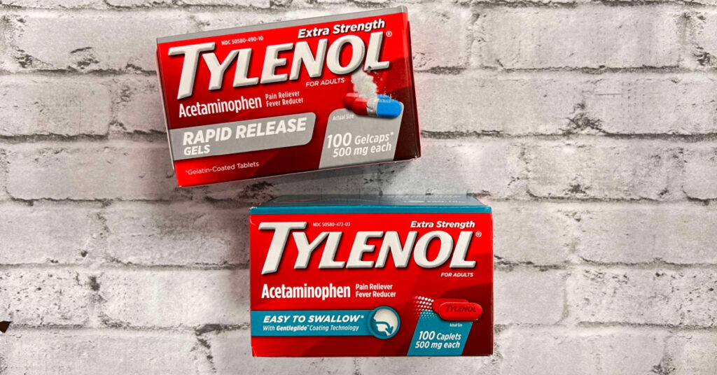 Tylenol rapid and easy swallow Kroger Krazy
