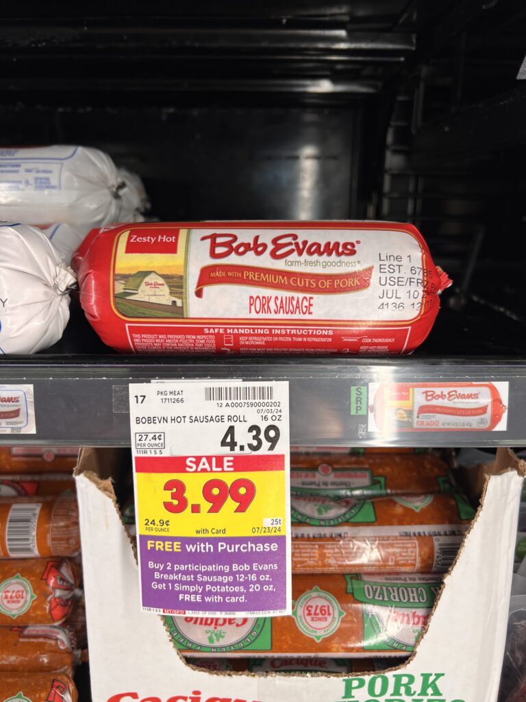 bob evans sausage kroger shelf image (1)
