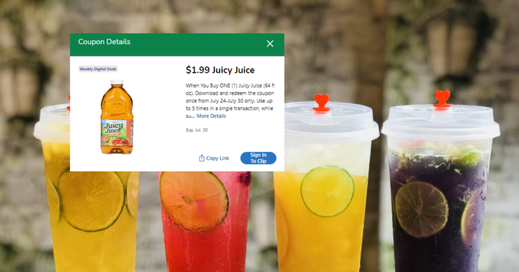 juicy juice kroger digital coupon
