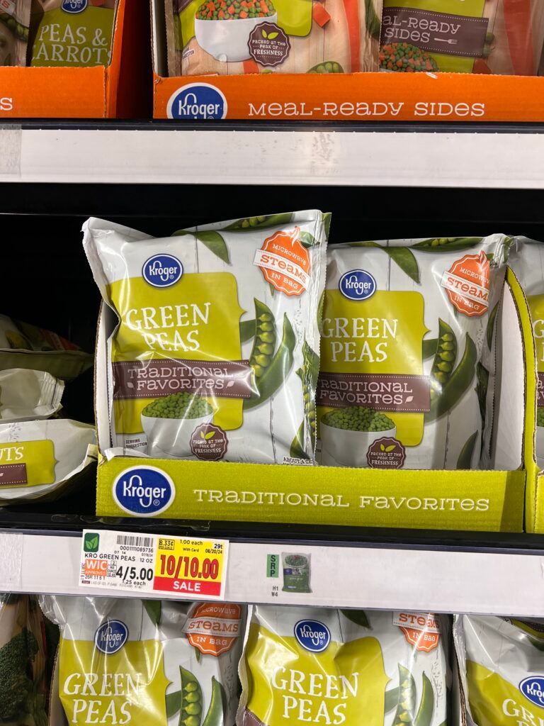 kroger frozen veggies shelf image (1)