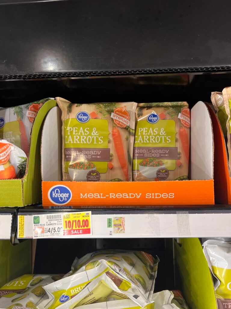 kroger frozen veggies shelf image (1)