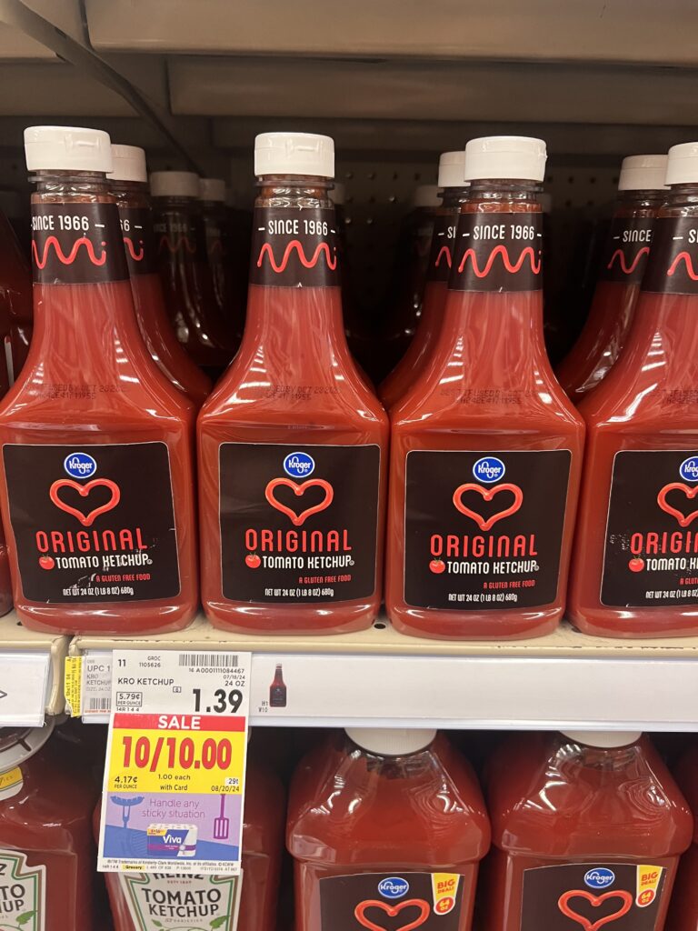 m ketchup kroger shelf image