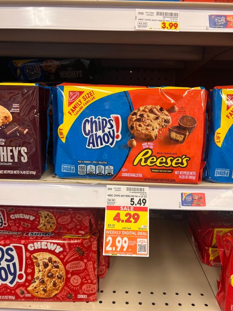 nabisco family size cookies and crackers kroger shelf image (1)