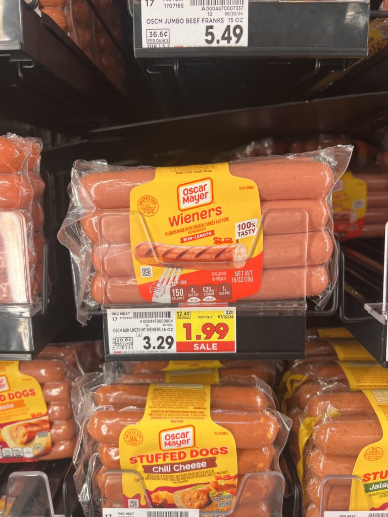 oscar mayer hot dogs kroger shelf image (2)