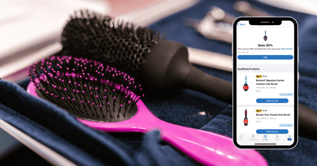 revlon hair brush digital