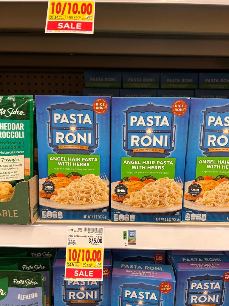 rice and pasta roni kroger shelf image (2)