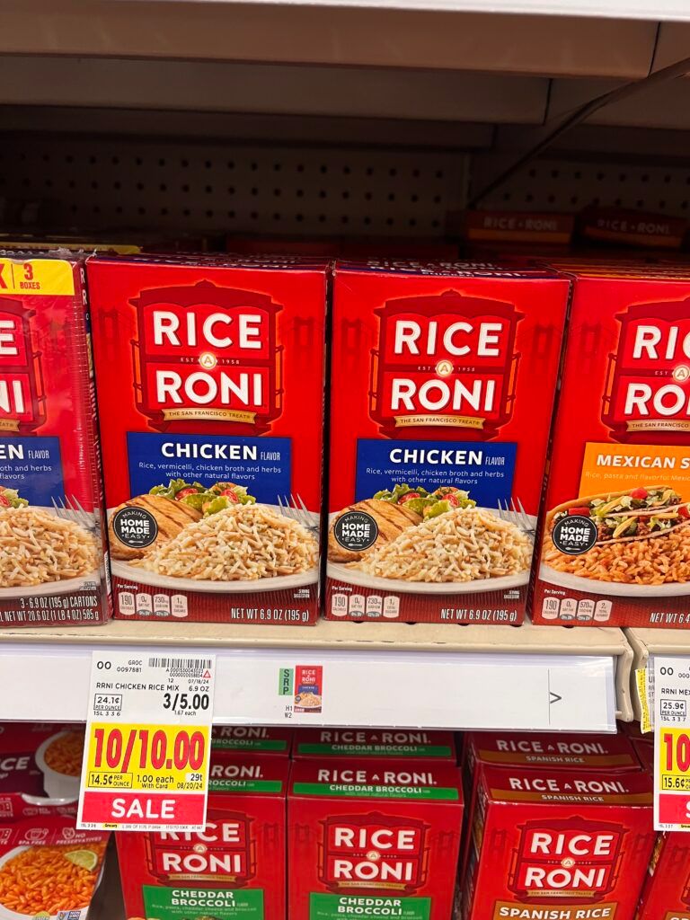 rice and pasta roni kroger shelf image (2)