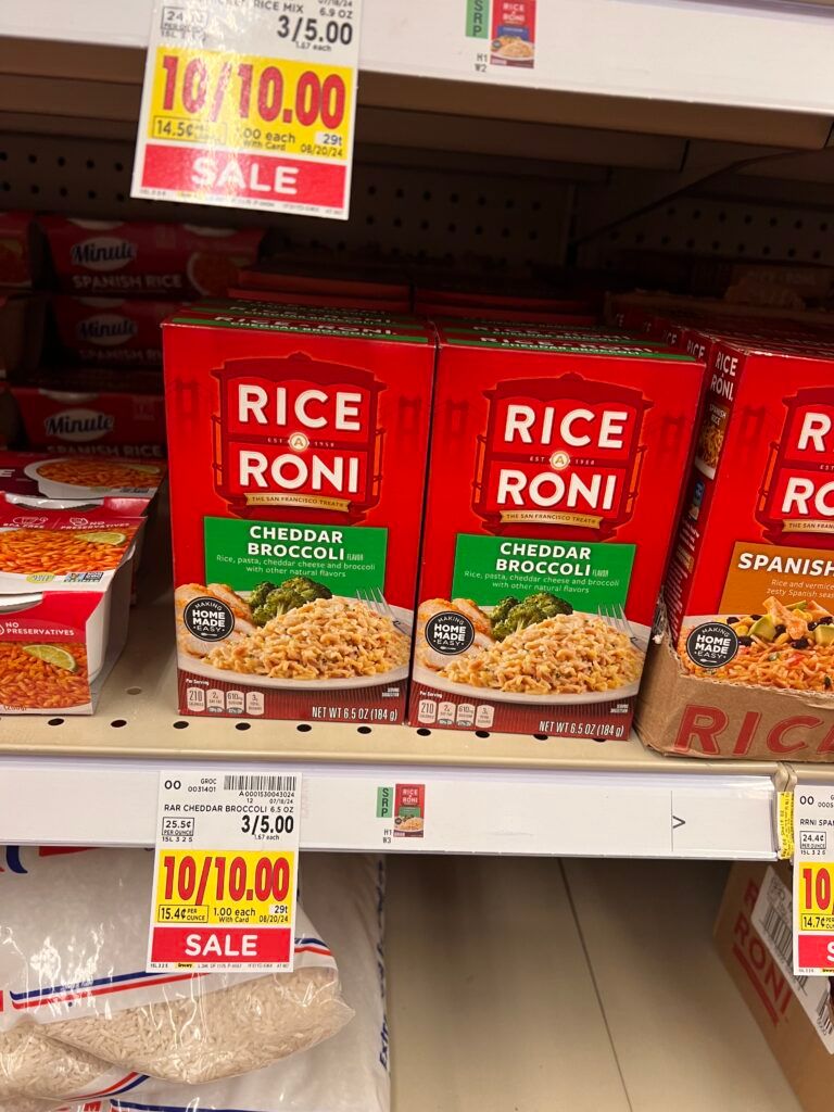 rice and pasta roni kroger shelf image (2)