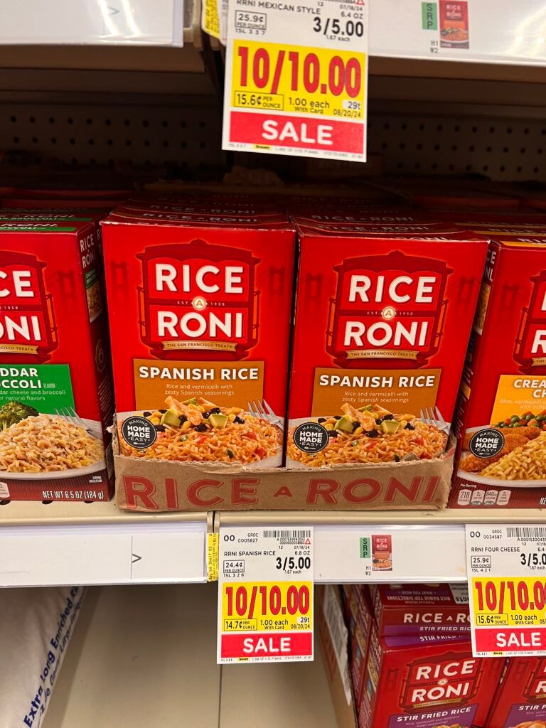 rice and pasta roni kroger shelf image (2)