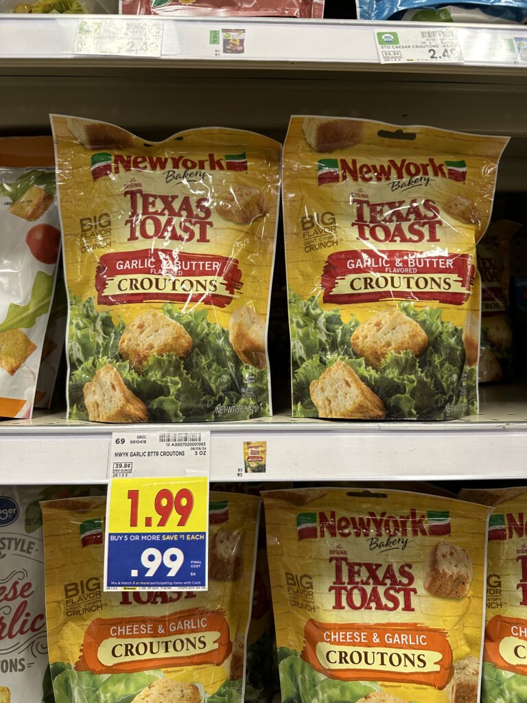 new york bakery croutons kroger shelf Image