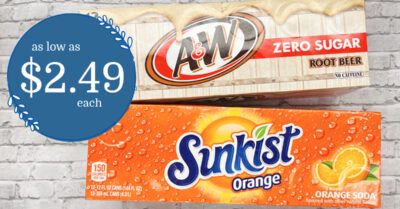 A&W and Sunkist Soda Pop Kroger Krazy