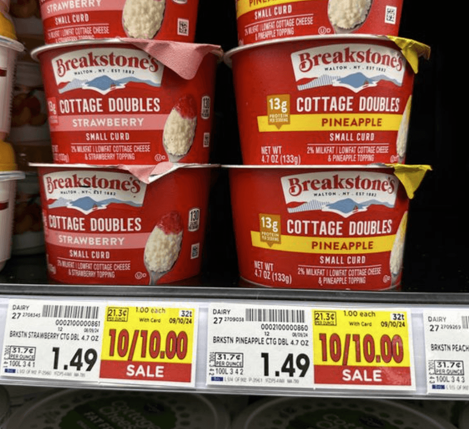 Breakstone's Cottage Cheese Kroger Shelf Image