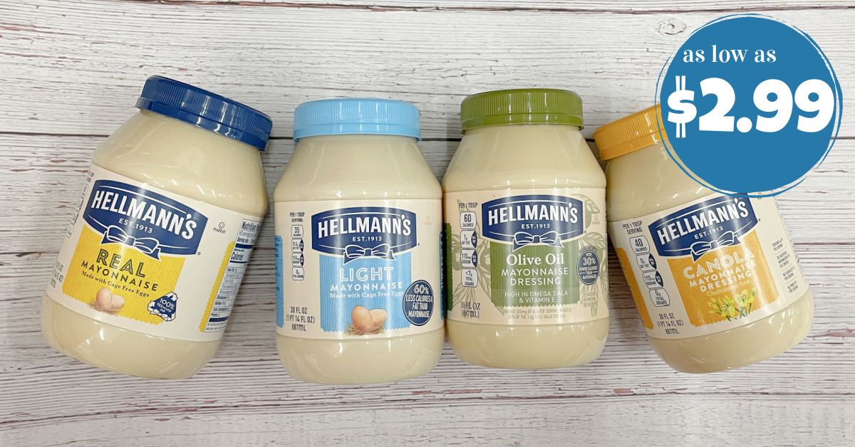 Hellmann's Mayo As Low As $2.99! - Kroger Krazy