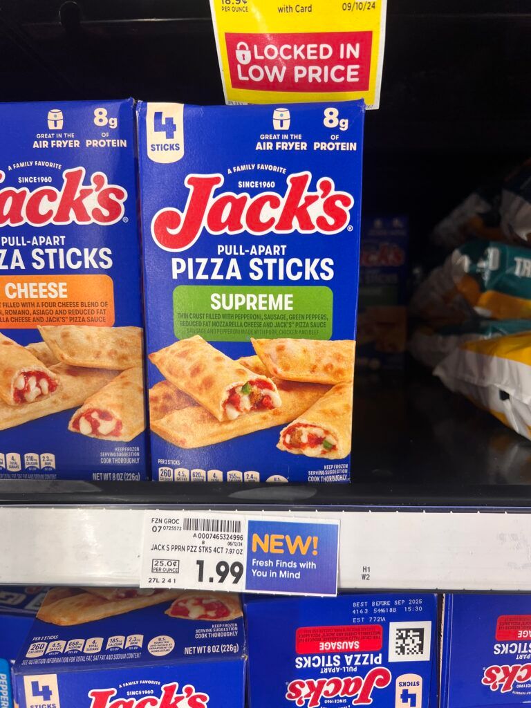 Jack's Pizza and Sticks kroger shelf image (1)