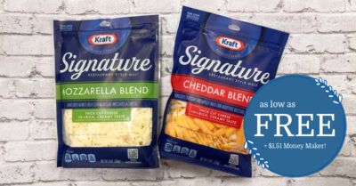 Kraft Signature Shredded Cheese Kroger Krazy