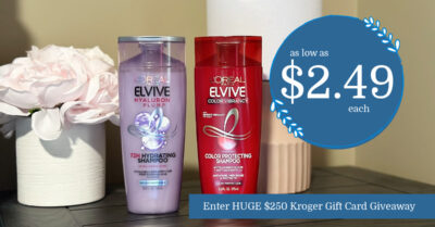 L'Oreal Paris Elvive Shampoo & Conditioner Kroger Krazy