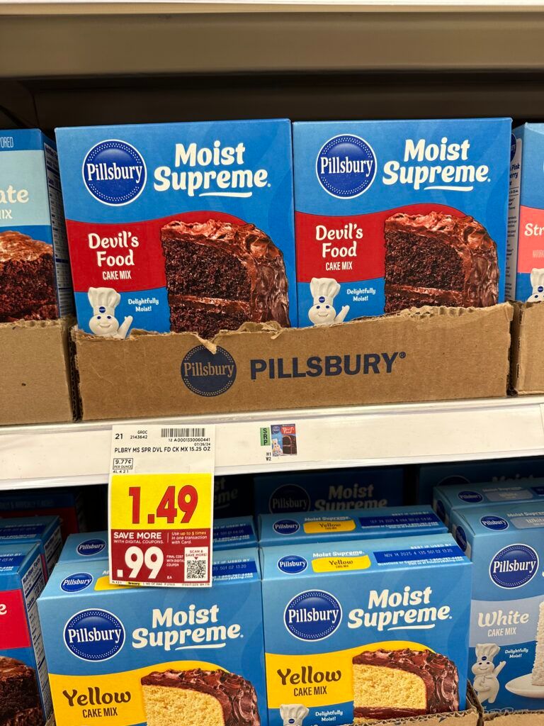  Pillsbury Cake or Frosting  Kroger Shelf Image