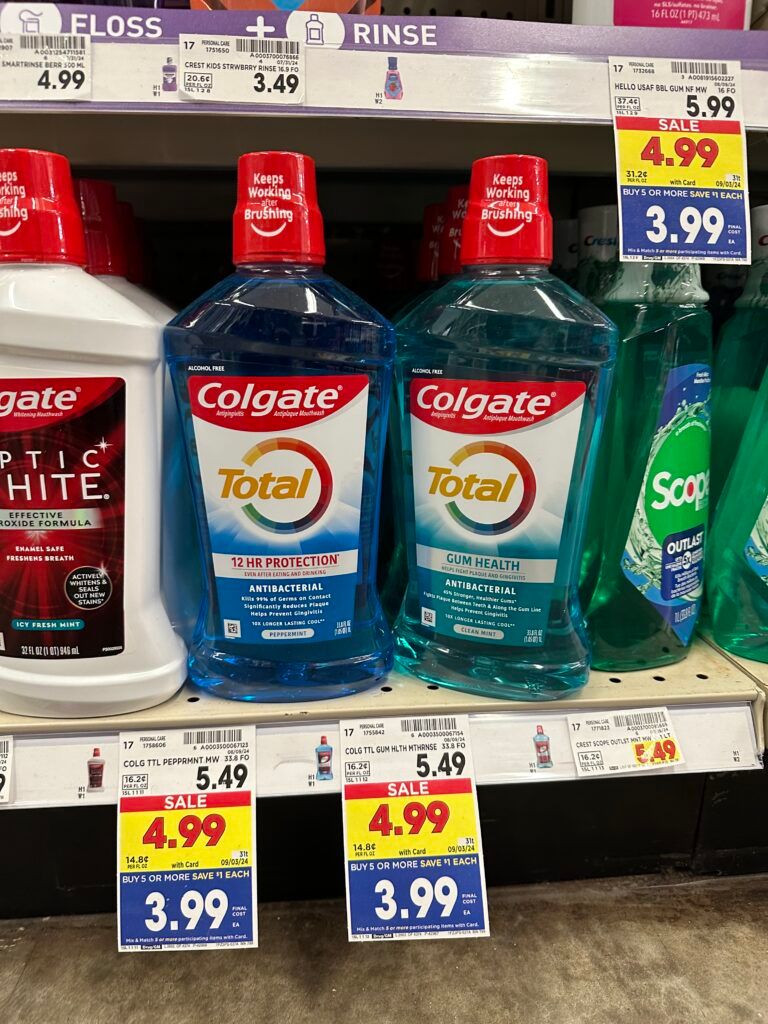 Colgate Mouthwash Kroger Shelf Image