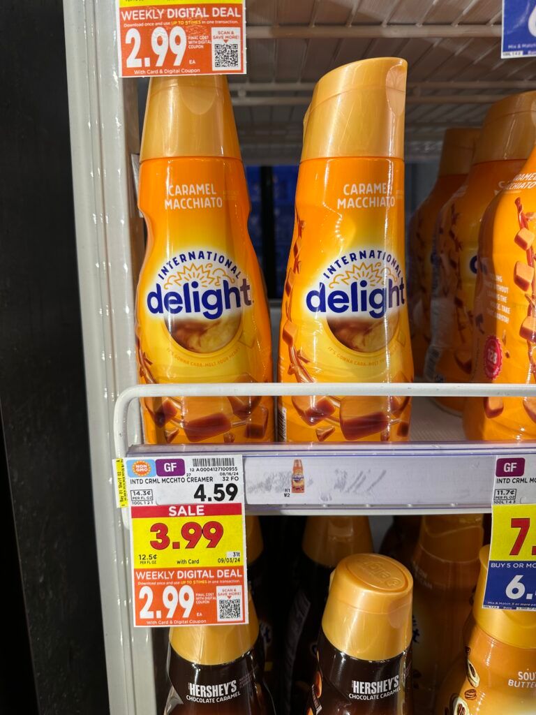 International Delight Coffee Creamer Kroger Shelf Image