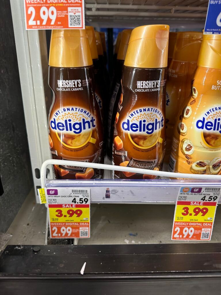 International Delight Coffee Creamer Kroger Shelf Image