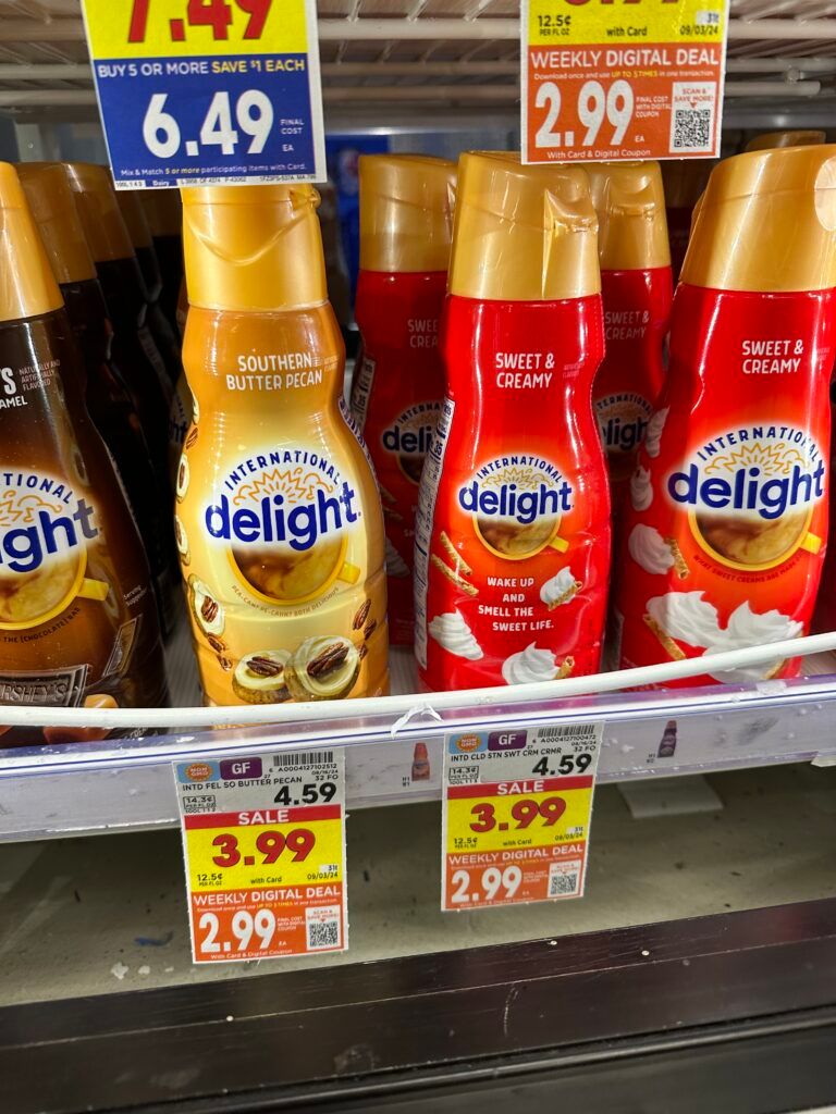 International Delight Coffee Creamer Kroger Shelf Image