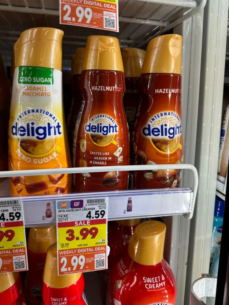 International Delight Coffee Creamer Kroger Shelf Image