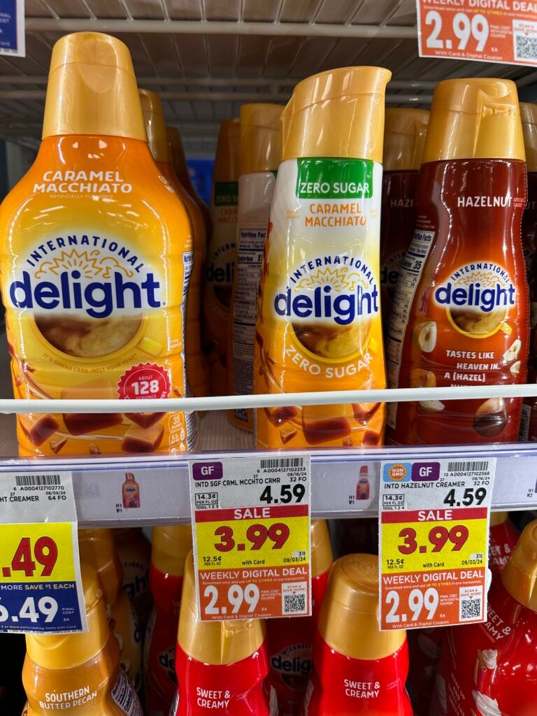 International Delight Coffee Creamer Kroger Shelf Image