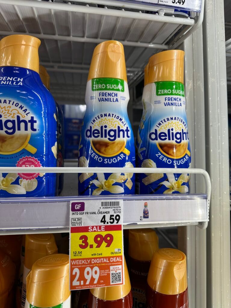 International Delight Coffee Creamer Kroger Shelf Image