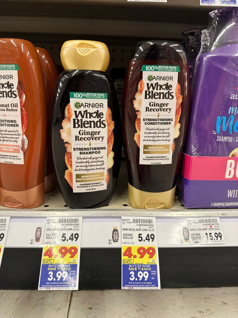 Garnier Whole Blends Kroger Shelf Image