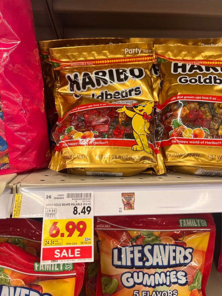 haribo gummies kroger shelf image