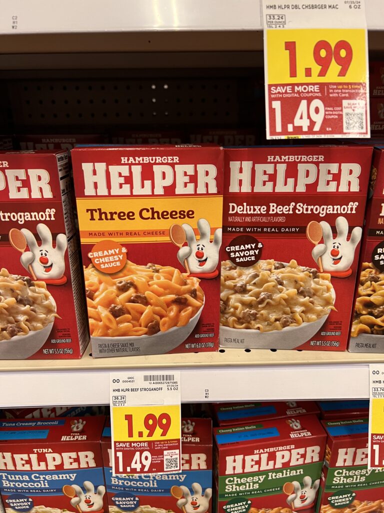 Hamburger Helper Kroger Shelf image