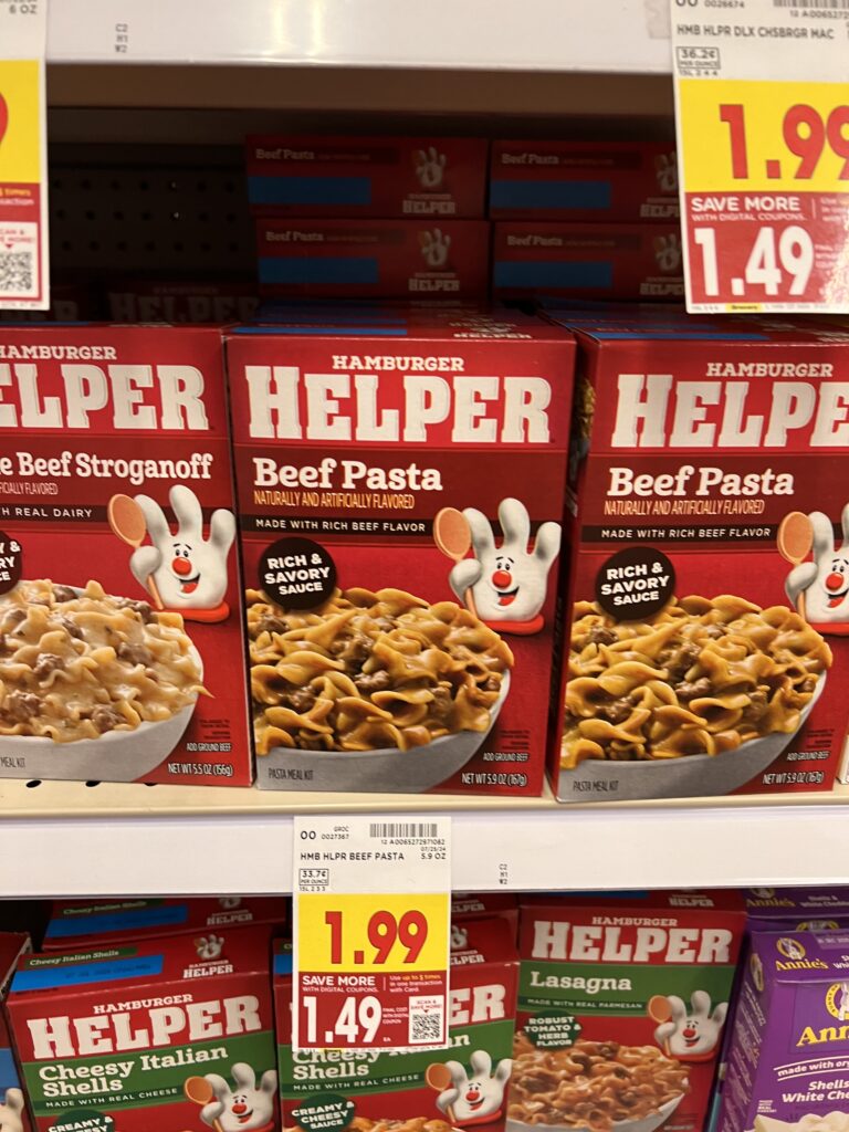 Hamburger Helper Kroger Shelf image