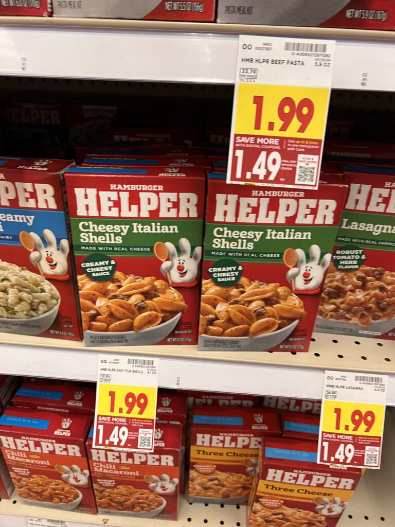 Hamburger Helper Kroger Shelf image